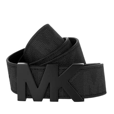 michael kors men's logo belt|black Michael Kors men belt.